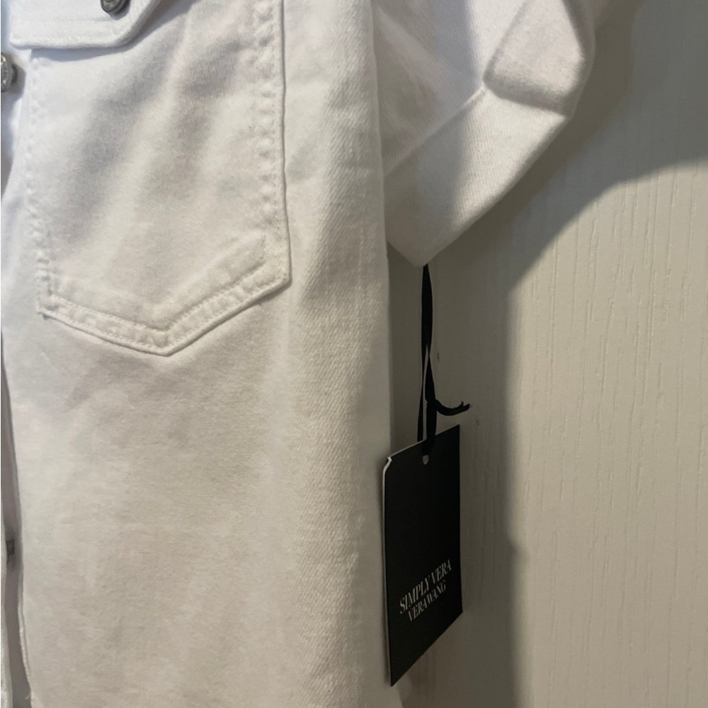 Kohl's White Jean Jacket - Picture 3 of 3